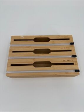 Core Bamboo Kitchen Wrap Dispenser - Natural